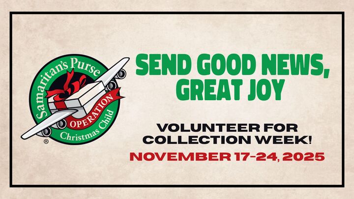 National Collection Week - Operation Christmas Child Volunteers logo