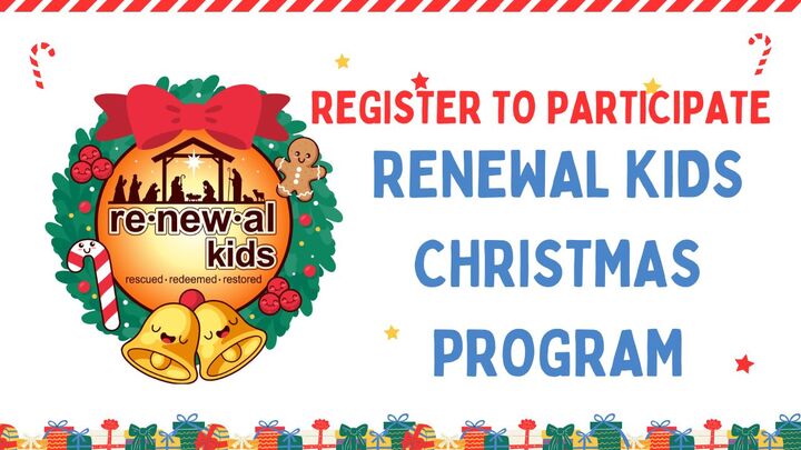 Renewal Kids Christmas Program Registration logo