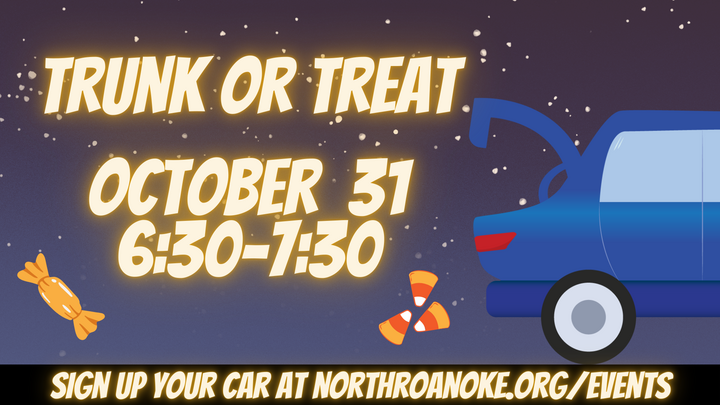 Trunk or Treat Car Sign Up logo