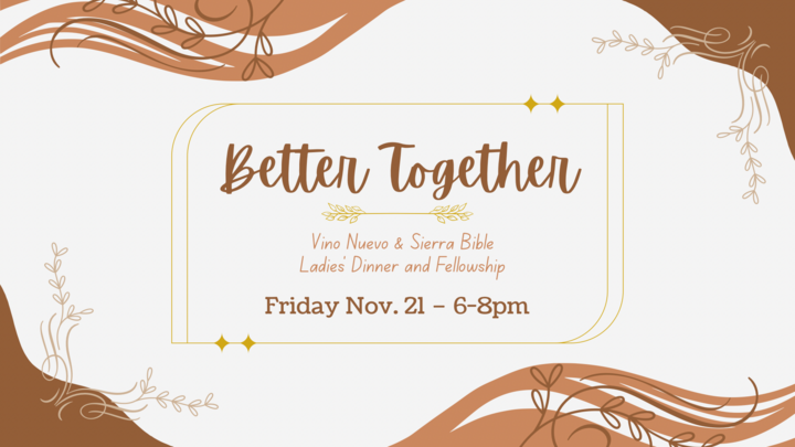 Better Together - Ladies’ Dinner and Fellowship logo