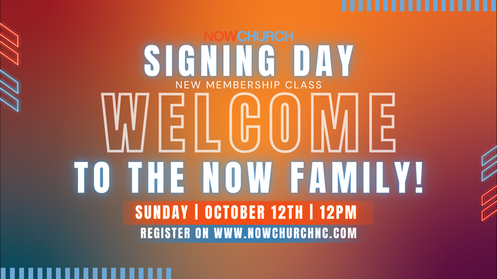 Signing Day | New Members Class | October 12th logo
