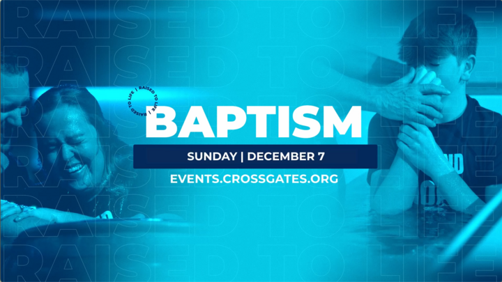 Raised to Life Baptism Services logo