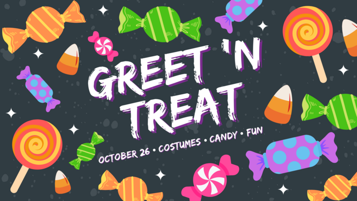 Discover Kids Greet 'N Treat logo