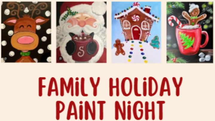 Family Holiday Paint Night logo
