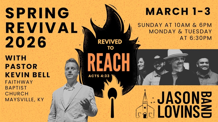 Spring Revival 2026: REVIVED TO REACH logo