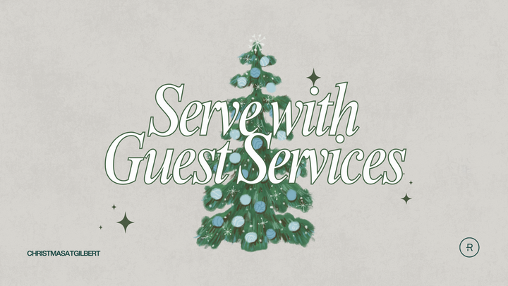 GUEST SERVICES // 2025 Christmas Eve Volunteers logo