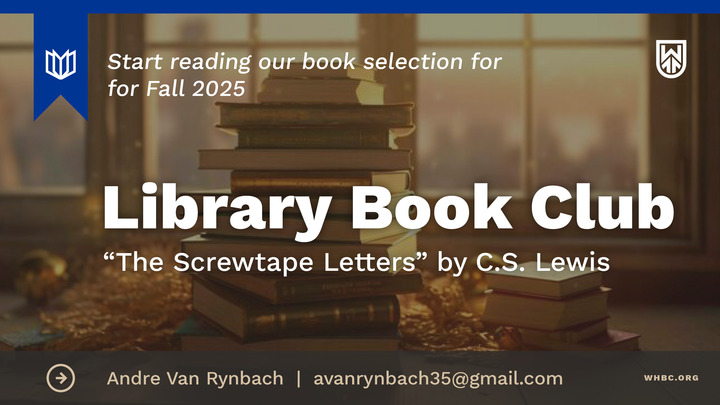 Library Book Club - Fall Session logo