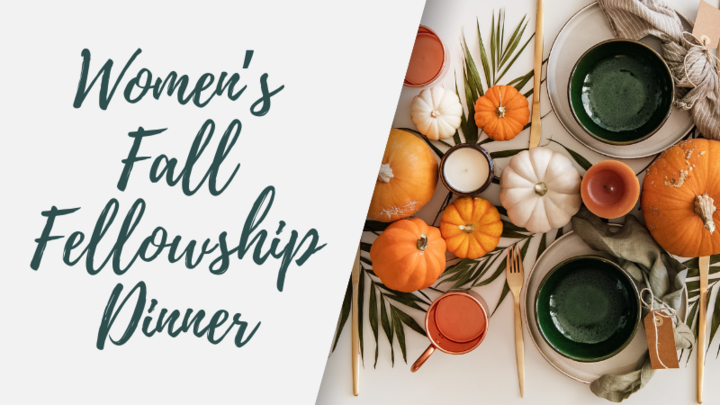 Women's Fall Fellowship Dinner logo