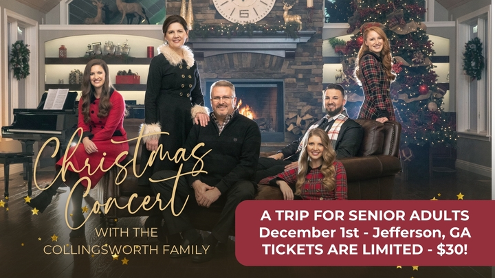 Senior Adult Trip - The Collingsworth Family: A True Family Christmas logo