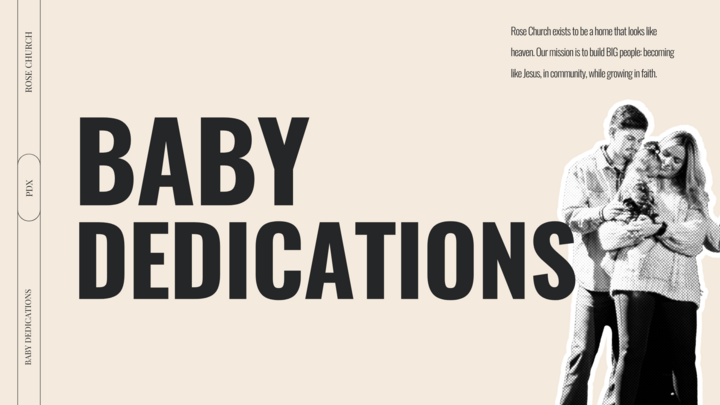 Baby Dedications  logo