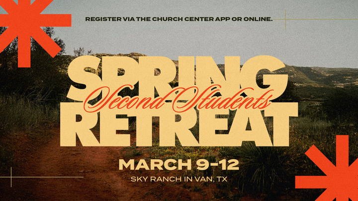 Second Students- Spring Retreat logo