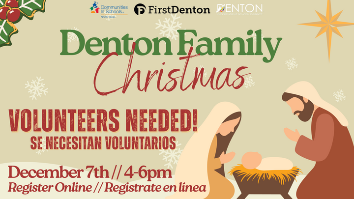 Denton Family Christmas Volunteers logo