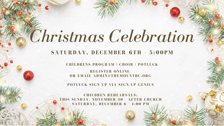 Christmas Celebration! logo