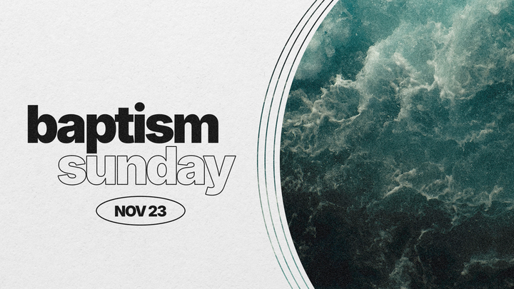 Baptism Sunday logo