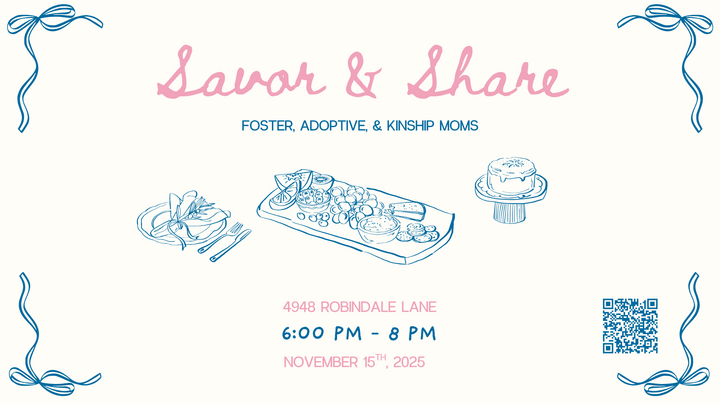 Savor and Share - Register by Nov. 14th logo
