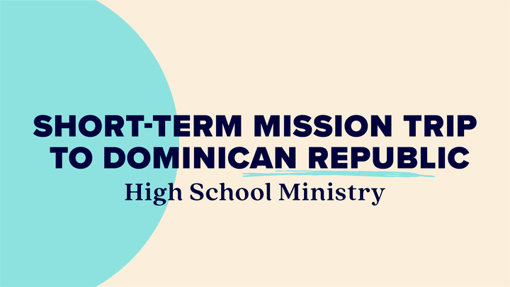 Short-Term Mission Trip to the Dominican Republic | High School Ministry Mission Trip logo