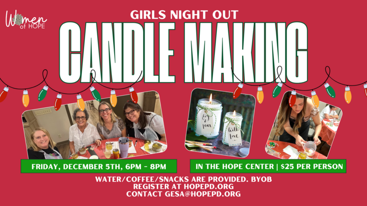 Girls Night Out Candle Making logo