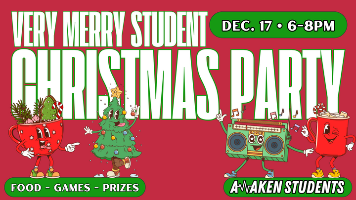 Very Merry Student Christmas Party logo