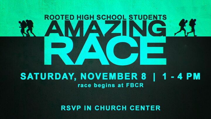Rooted HS Amazing Race logo