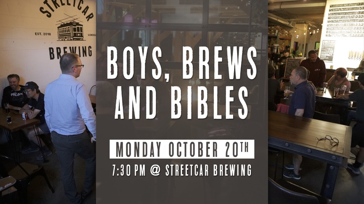 Boys, Brews, and Bibles logo