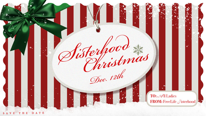 Sisterhood PJ & Cookie Exchange Christmas Party logo