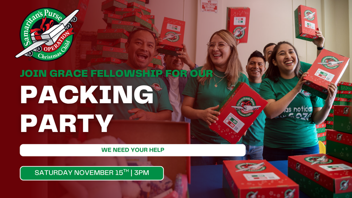 Packing Party | Operation Christmas Child logo