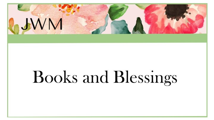 JWM- Books and Blessings logo
