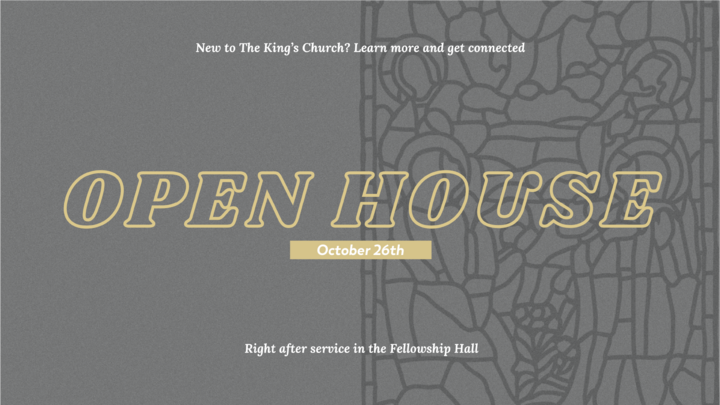 October Open House logo