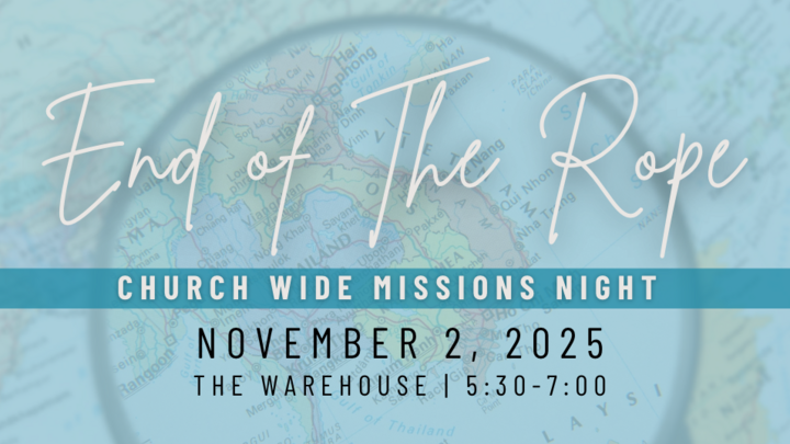 "End of the Rope" Missions Night logo