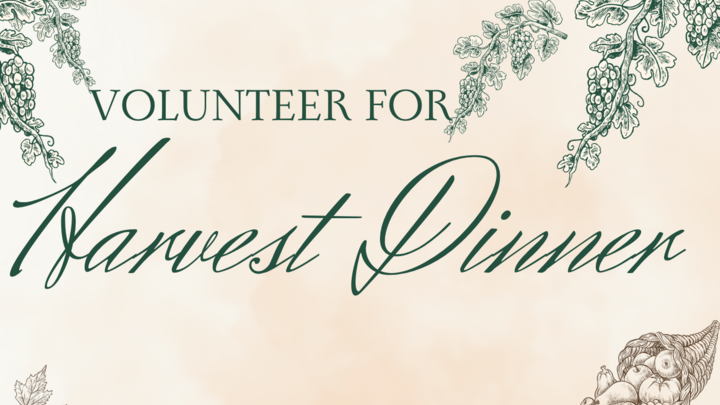 Harvest Dinner Volunteer Sign Up logo