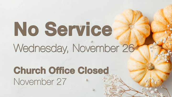 No Wednesday Service logo