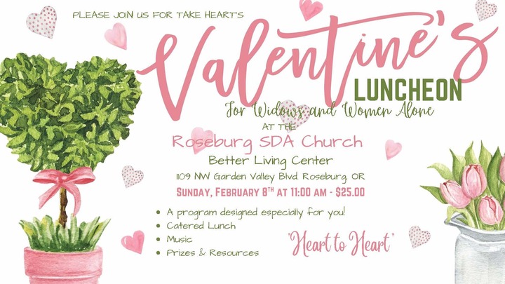 Take Heart's Valentine Luncheon for Widows logo