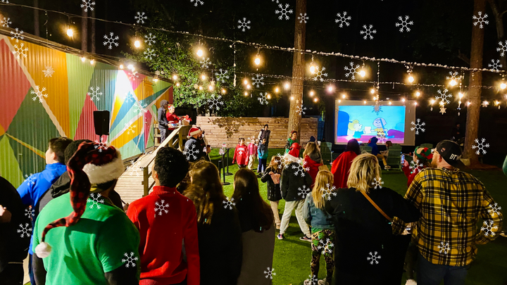 Christmas in the Backyard logo