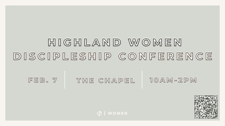 Highland Women | Spring '26 Discipleship Conference logo