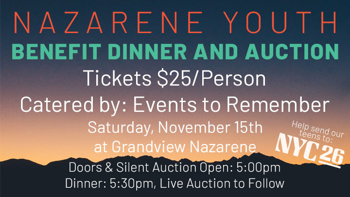 Nazarene Youth Benefit Dinner & Auction logo