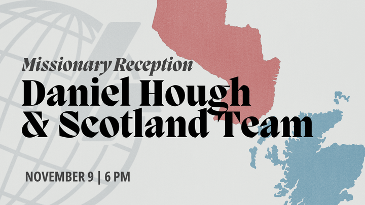 Missionary Reception: Daniel Hough & Scotland Team logo