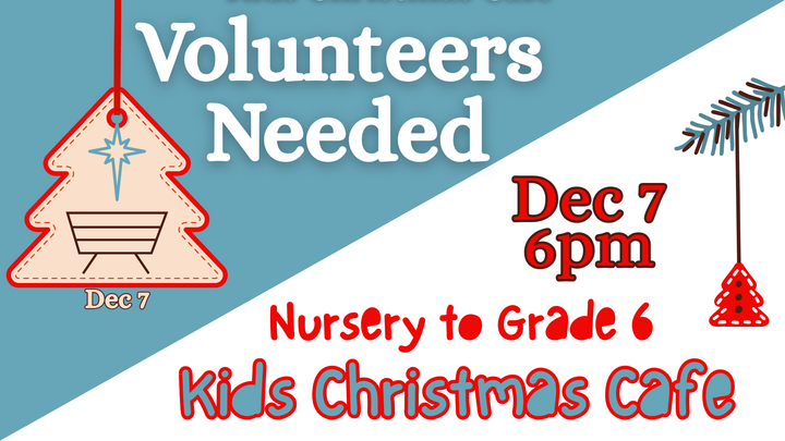 Kids Christmas Cafe Volunteer & Attendee Sign-up logo