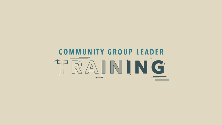 New Community Group Leader Training logo