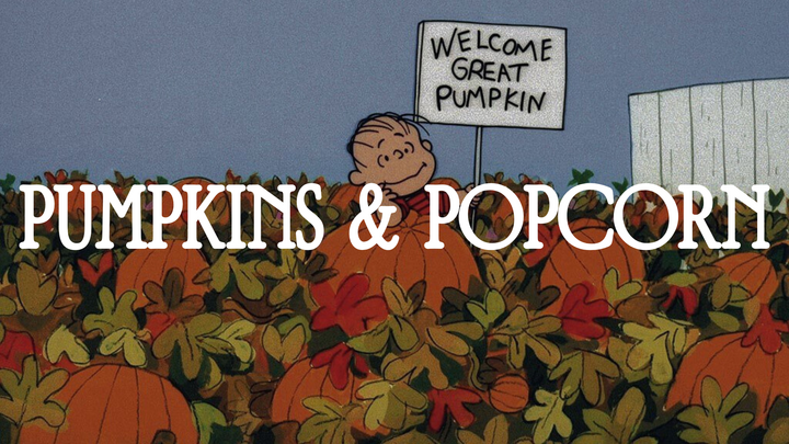 PUMPKINS AND POPCORN logo