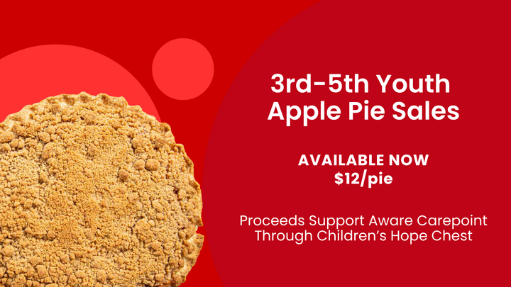 Youth Apple Pie Fundraiser logo