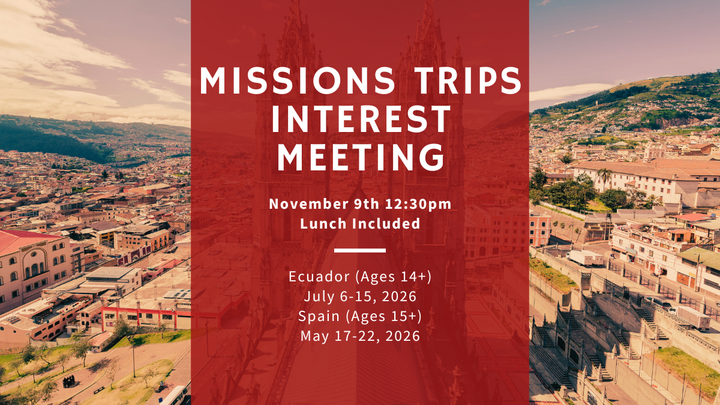 Missions Trips Interest Meeting logo