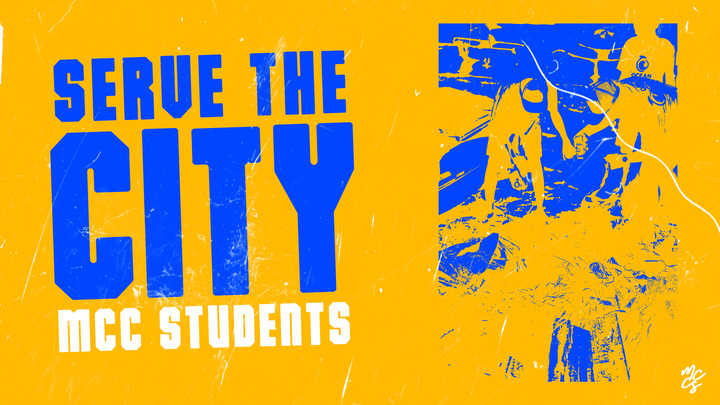 MCC Students Serve the City 2025 logo