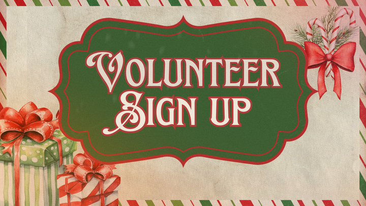 Merry Mall Volunteer Sign Up logo