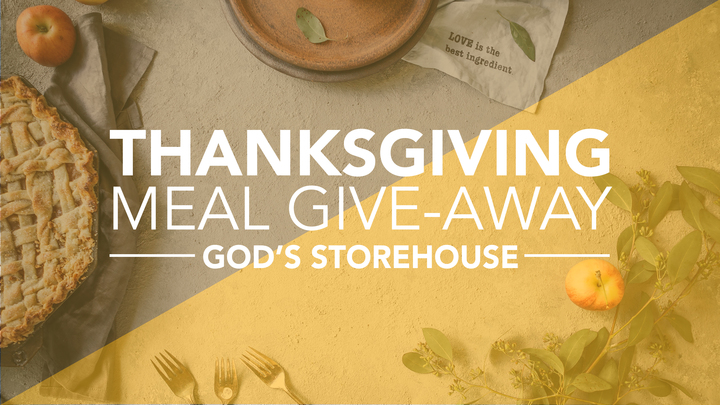 God's Storehouse Thanksgiving Meal Give-Away 2019 logo image