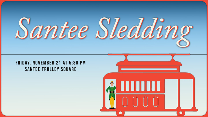 Santee Sledding 2025 logo