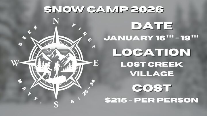 Snow Camp 2026: Seek First logo