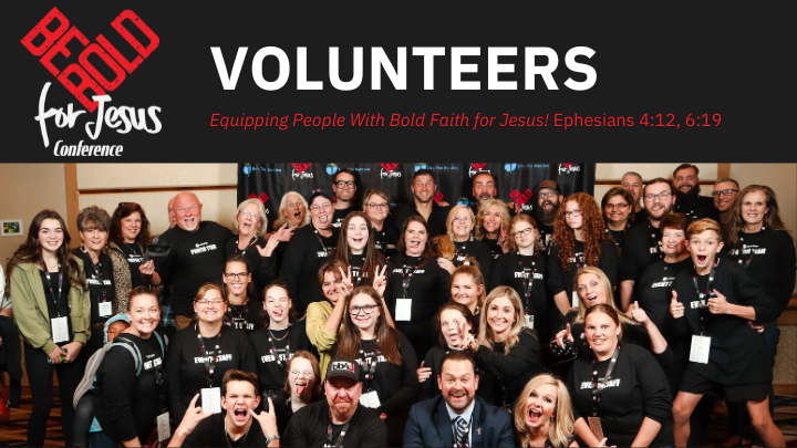 2026 Be Bold Volunteers logo