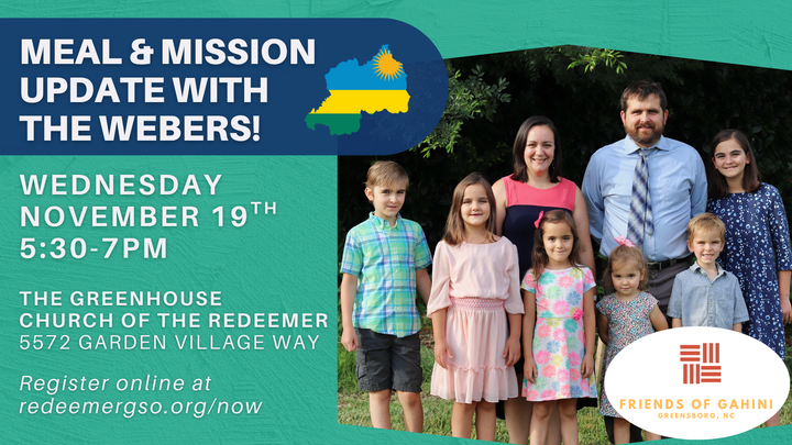 Meal & Mission Update with the Webers logo