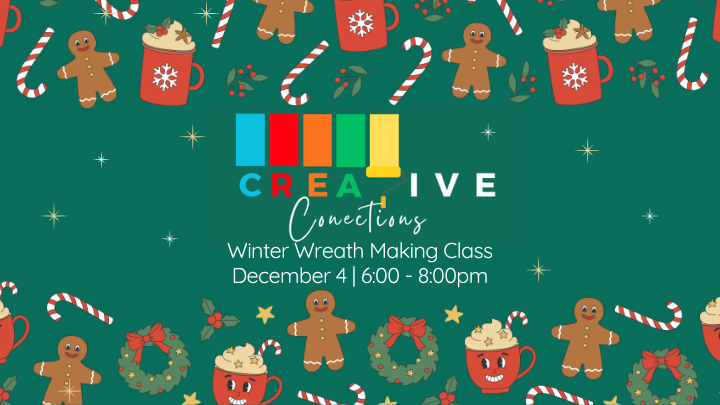 Creative Connections | Winter Wreath Making Class logo