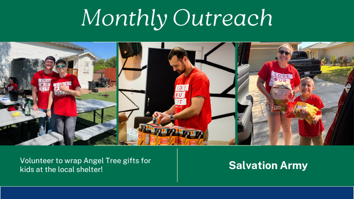 Salvation Army Wrapping Party logo